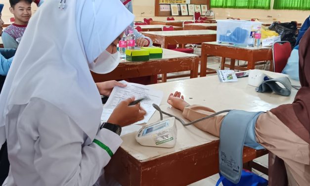 Screening Kesehatan dari Puskesmas Ngaglik II untuk seluruh Warga Sekolah