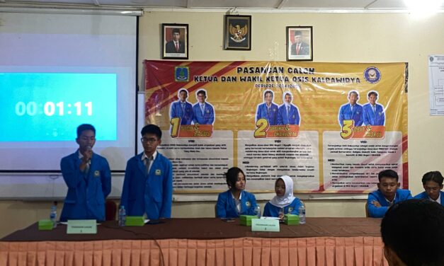 DEBAT CALON KETUA DAN WAKIL KETUA OSIS SMAN 1 NGAGLIK