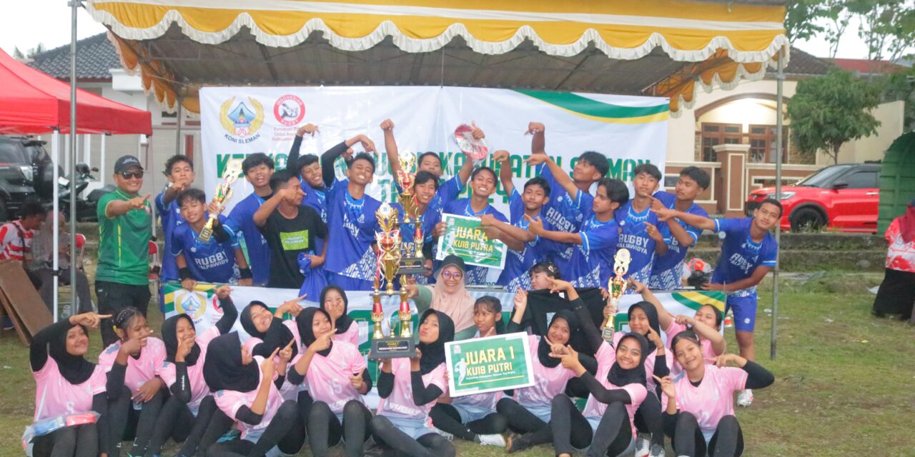 Tim Rugby Putra & Putri SMAN 1 Ngaglik Raih Juara 1 Pada Kejurkab Rugby Kabupaten Sleman 2024