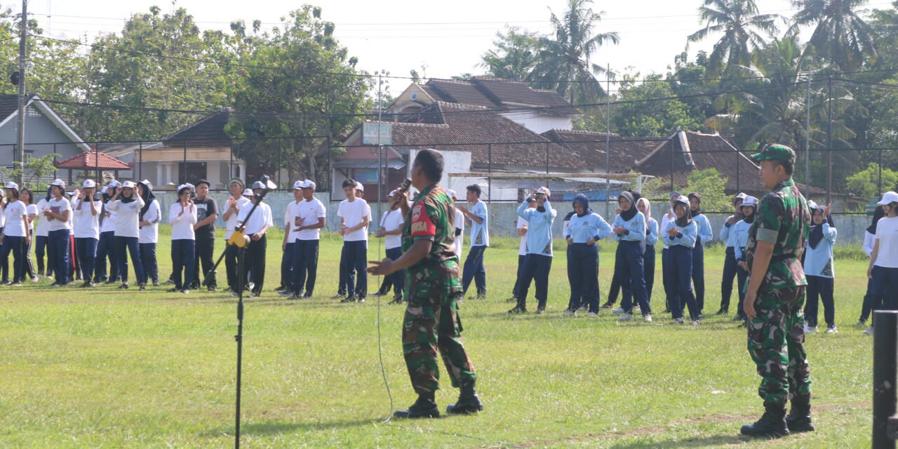 SMAN 1 Ngaglik Mengadakan Kegiatan PBB Bersama Koramil Kapanewon Ngaglik