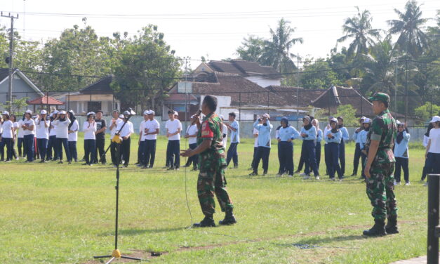 SMAN 1 Ngaglik Mengadakan Kegiatan PBB Bersama Koramil Kapanewon Ngaglik