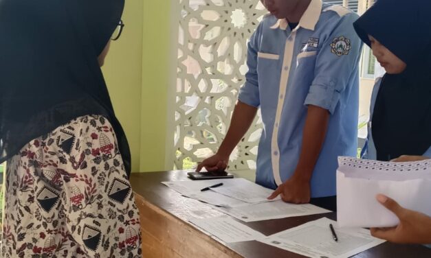 Kegiatan Zakat Fitrah di SMAN 1 Ngaglik