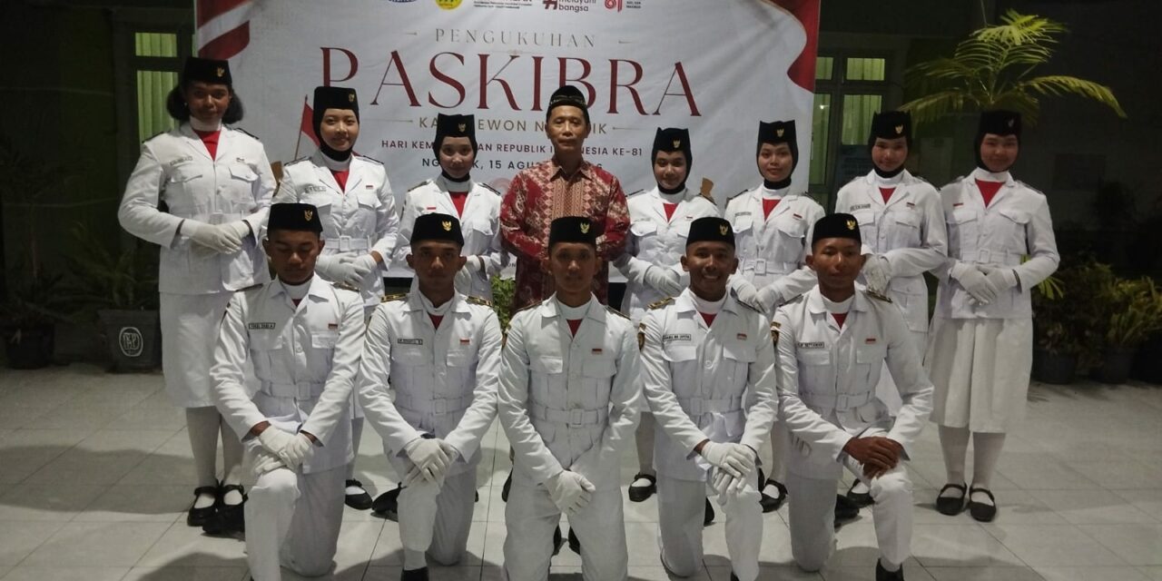 12 Murid SMAN 1 Ngaglik Sukses Jalankan Tugas Paskibraka Kapanewon Ngaglik pada HUT ke-81 RI